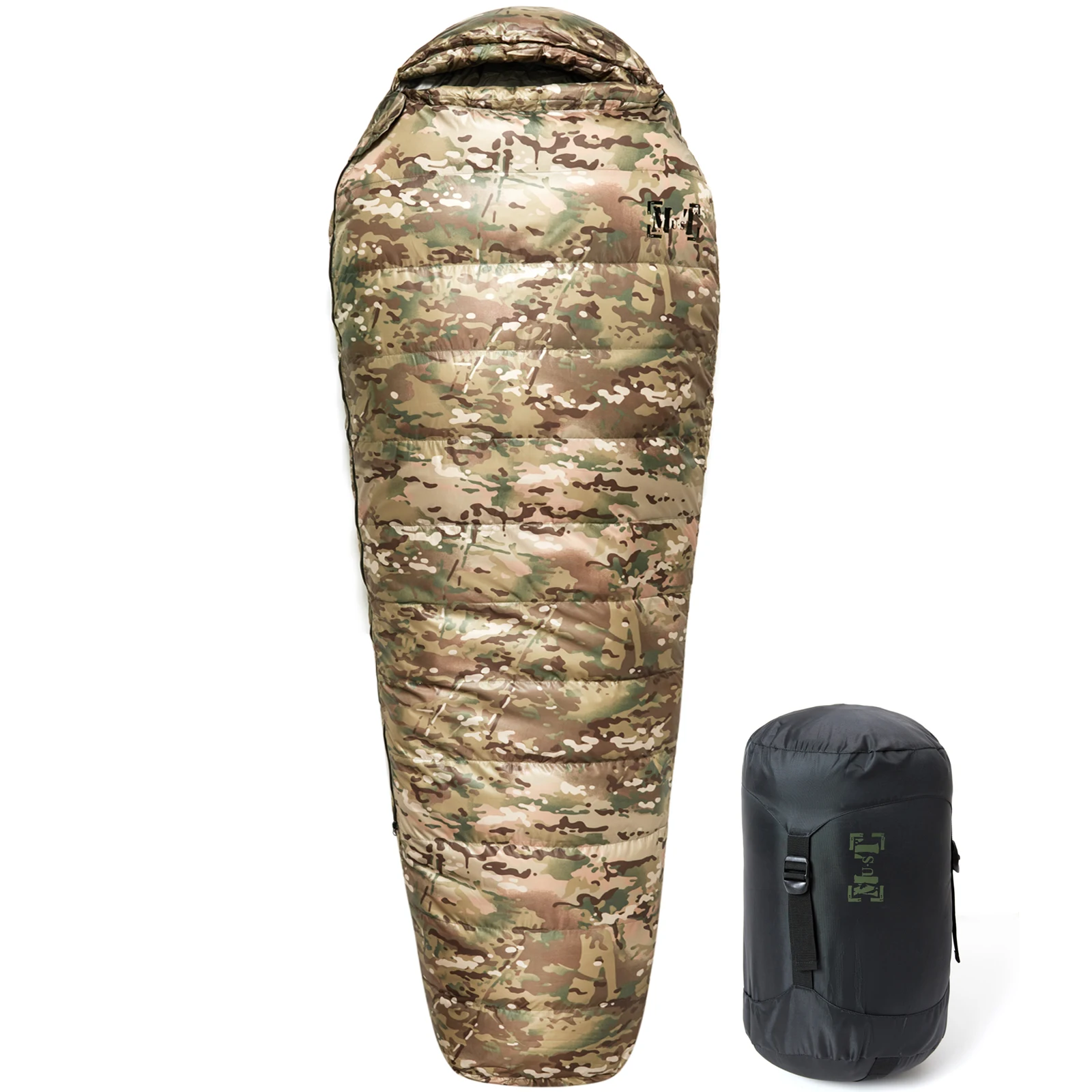 Sac de couchage militaire en duvet pour adultes, sacs de couchage simples, équipement de camping, Ultralight, 