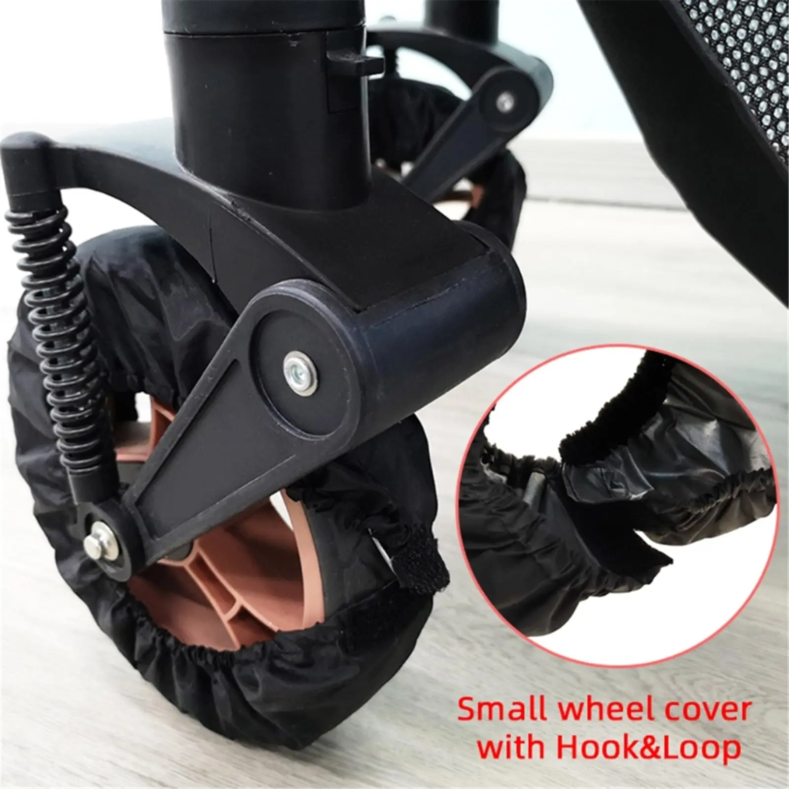 2 pièces bébé poussette roue couvre poussette roue pour Protection couverture poussette pneu anti-poussière co