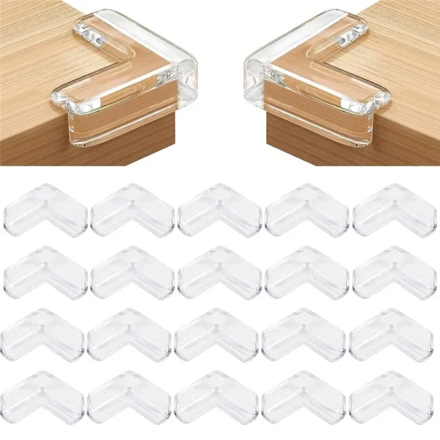 Protège angle table transparent en plastique 16 pièces pour bébé