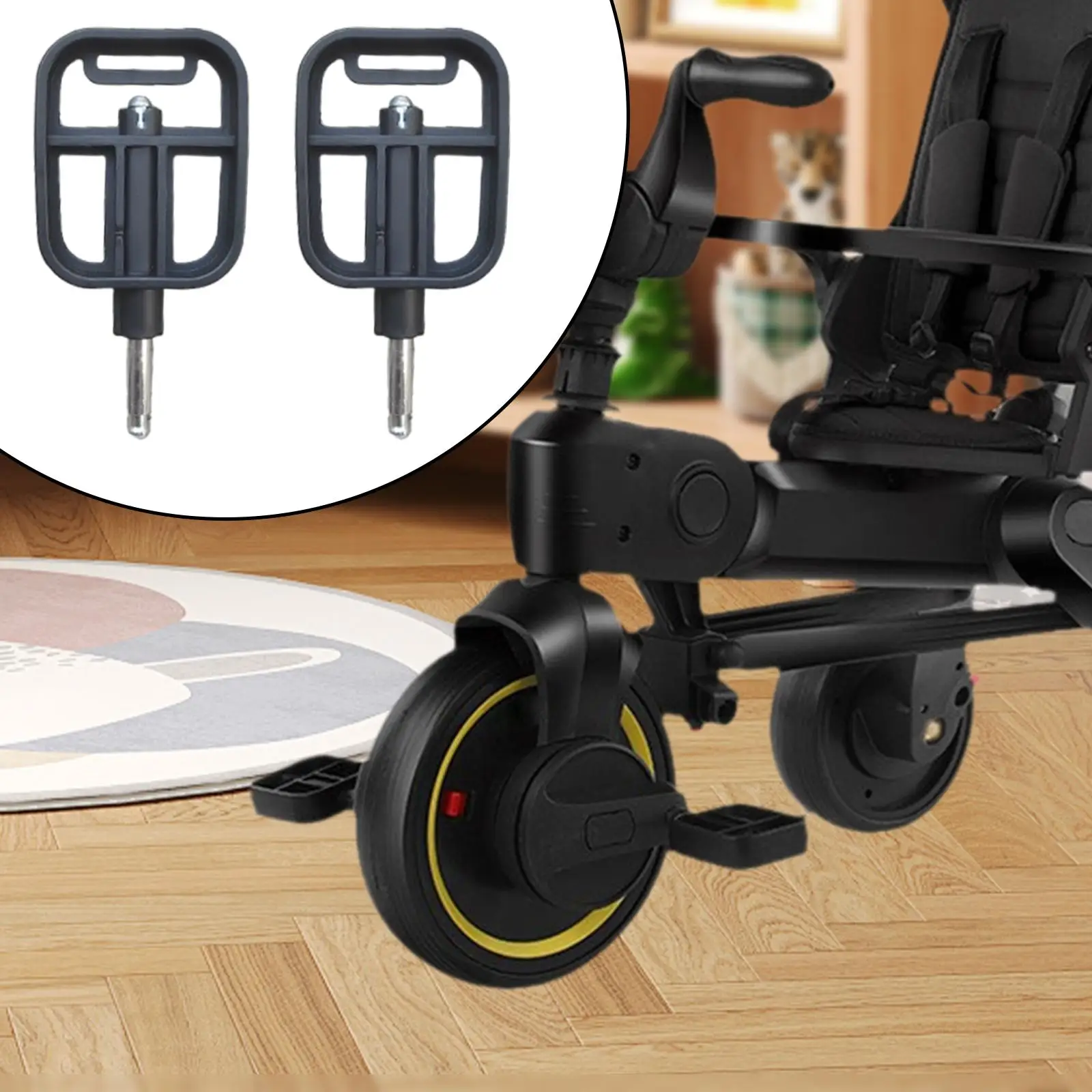 Ensembles de pièces détachées pour tricycle d'enfant poussette bébé pièces de rechange universelles installati