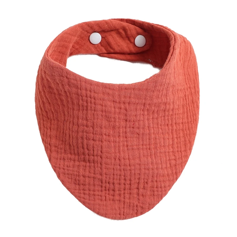 Bandana en mousseline coton biologique bébé bavoir absorbant eau écharpe gaze unisexe 13 ans design moderne mi