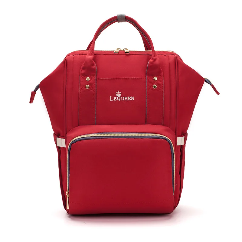 Lequeen grande capacité mode maman sac maternité couches sacs voyage sac à dos sac d'allaitement pour soins de