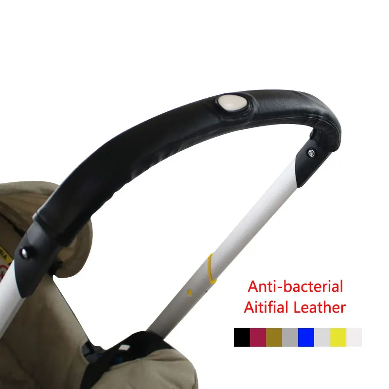 Couverture de poignée en similicuir PU antibactérien pour poussette Matna Doona Accessoire de sécurité et conf