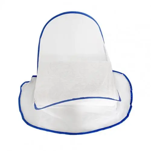 Moustiquaire Ronde Pliable en Polyester Protection AntiInsectes Usage Extérieur Compacte et Étanche