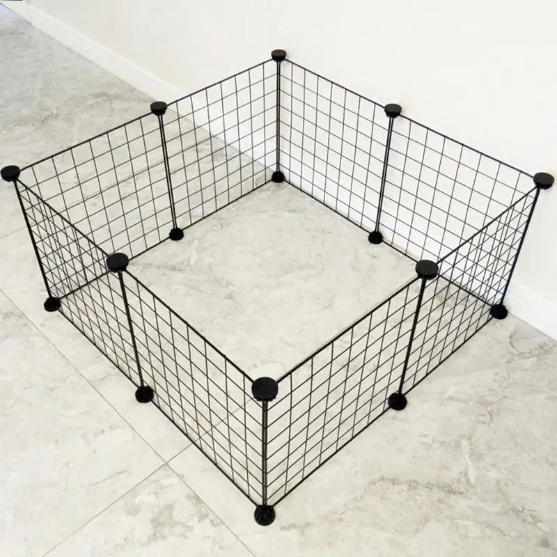 Clôture d'exercice portable pour animaux de compagnie modulable en