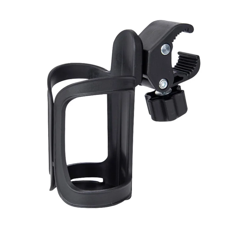 Portegobelet universel pour poussette et vélo maintien sécurisé design sportif noir plastique léger idéal pour