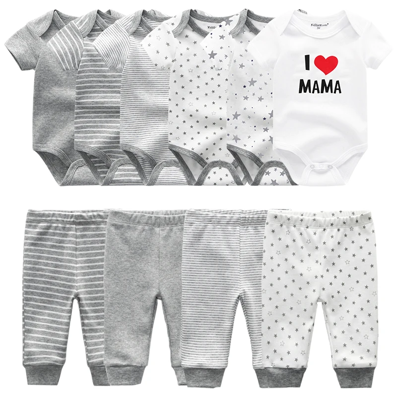 Ensemble vêtements bébé nouveauné 11 pièces Kiddercool coton pur bodys