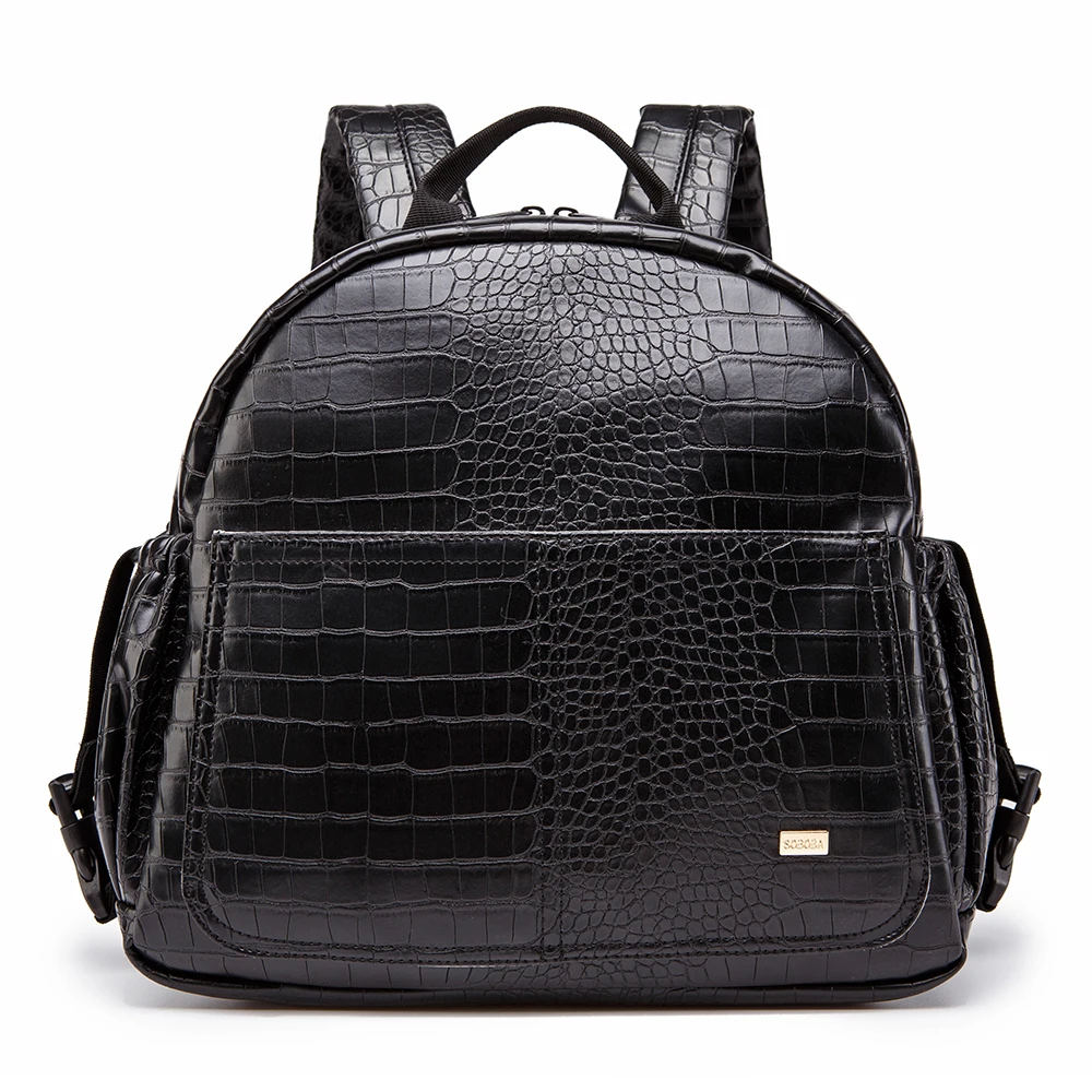 Sac à couches mode bébé Proxy ALTERNappy sac à dos voyage grande capacité noir sangles rembourrées style éléga