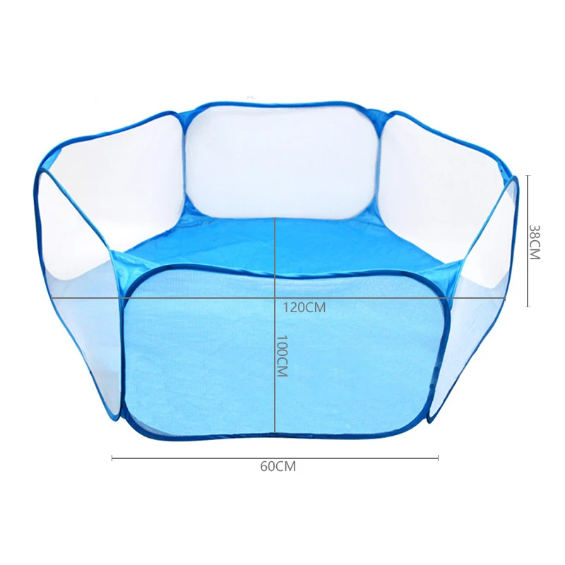 Tente de jeu polyester enfants playpen 36 ans piscine jardin pliableปลอด안_bleu