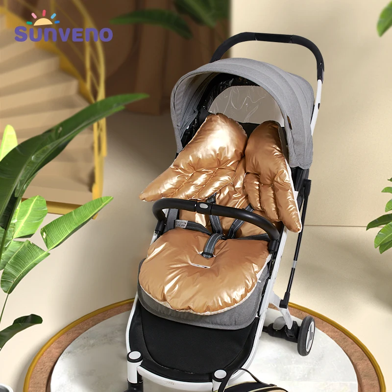 Sunveno Poussette Léger Porte bébé Compacte Maternité Confortable Sécurité Harnais Canopy Tissu Polyester Desi