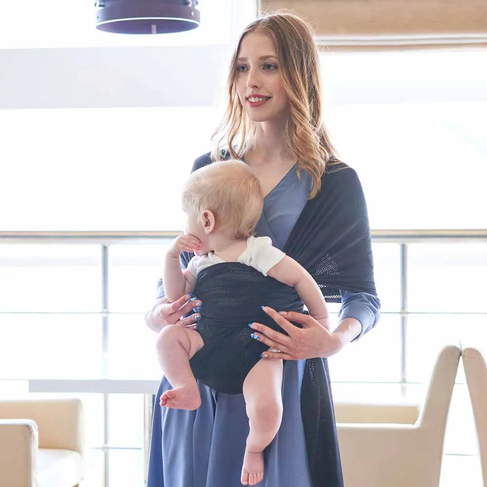 Écharpe portebébé douce pour nouveauné confortable et sécuritaire support respirant allaitement couverture int