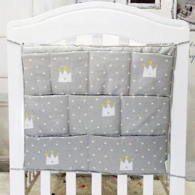 Sac de rangement suspendu pour chambre bébé organisateur de berceau poche pour couches accessoire lit bébé tis