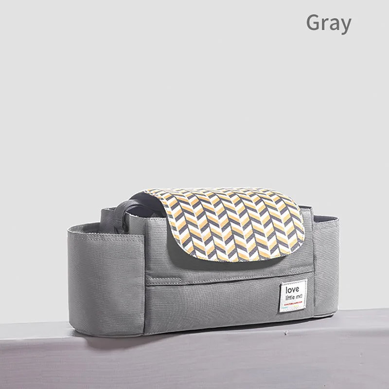 Organisateur poussette bébé sac à couches extensible bandoulière portegobelet poche fermeture éclair accessoir