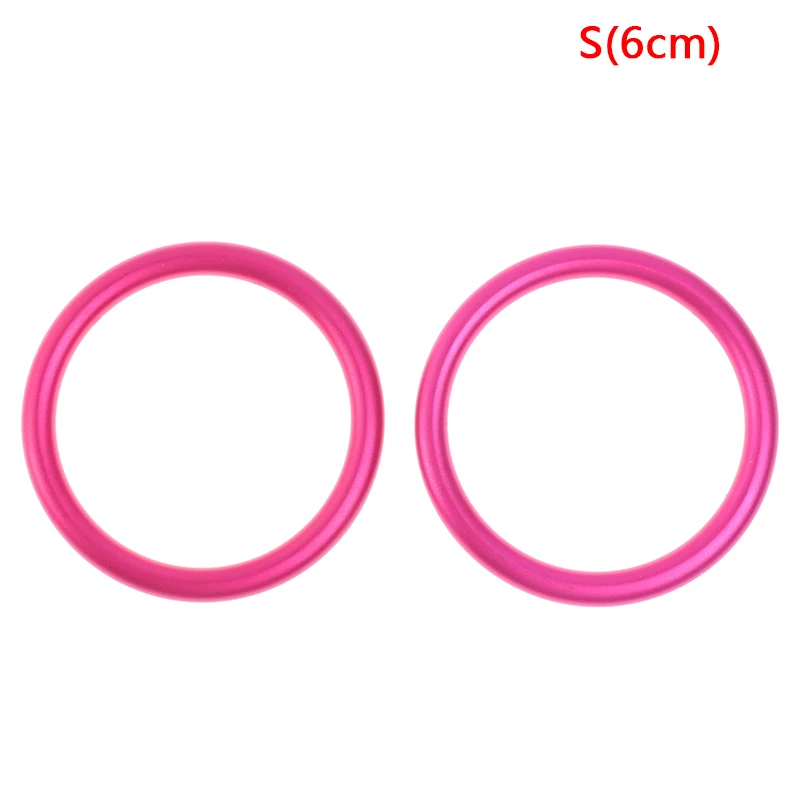 Anneaux voiture bébé 2 pièces accessoires haute qualité aluminium rose style moderne usage sécurisé bébé 03 an