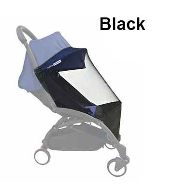 Moustiquaire poussette Babyzen Yoyo 2 paresoleil pluie filet polyester noir design moderne protège bébé extéri