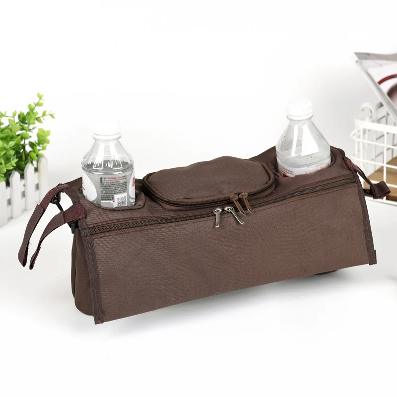 Organisateur de voiture multifonctionnel portebouteilles sac de rangement pour déplacement bébé pratique et sé