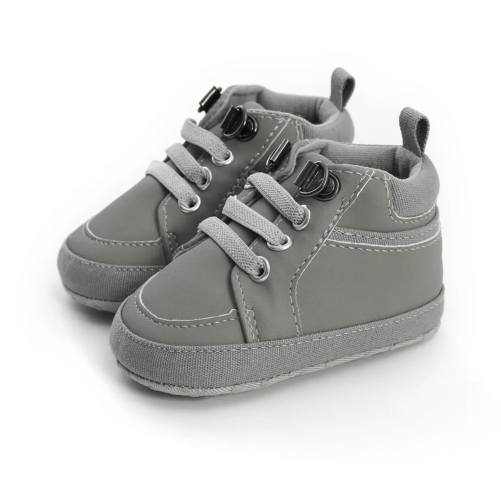 Bottes en cuir synthétique pour bébés filles et garçons 018 mois chaussures d'hiver à semelle caoutchouc premi