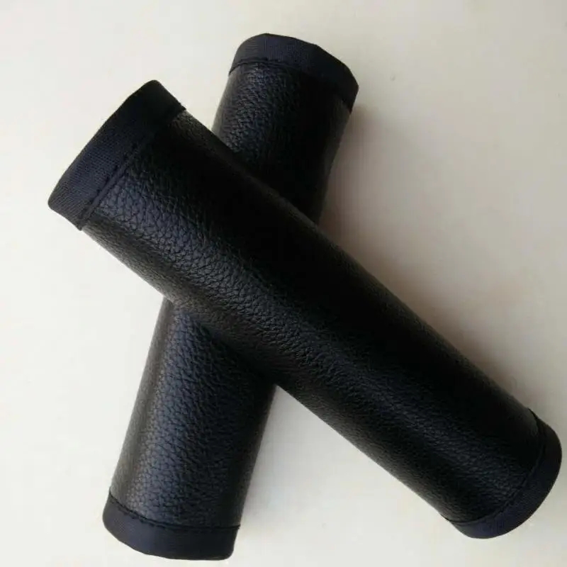 Poignées de guidon en simili cuir antidérapantes pour vélo housse protectrice 2 pièces confort et style pour c