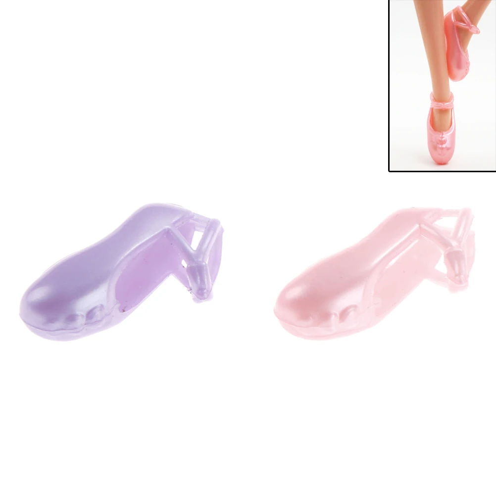 Chaussures de danse de ballet pour poupée accessoires élégants couleurs pastel idéal pour collectionneurs et j