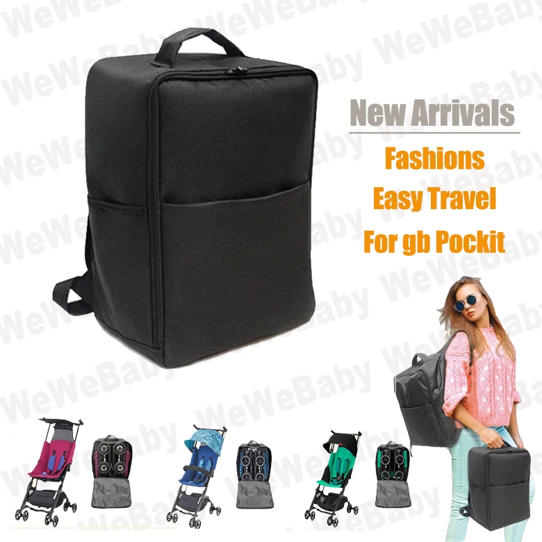 Sac à dos gb Pockit portable bébé poussette accessoire sac de voyage confort portage moderne We We Baby Oxford