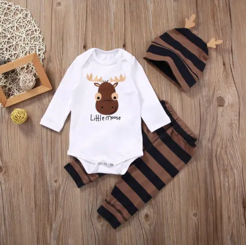 Citgeett – ensemble de vêtements d'automne pour bébé garçon et fille, combinaison à manches longues, pantalon 