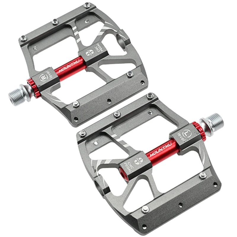 Pédale VTT antidérapante en aluminium fixation sécurisée design moderne performance optimale résistance durabl