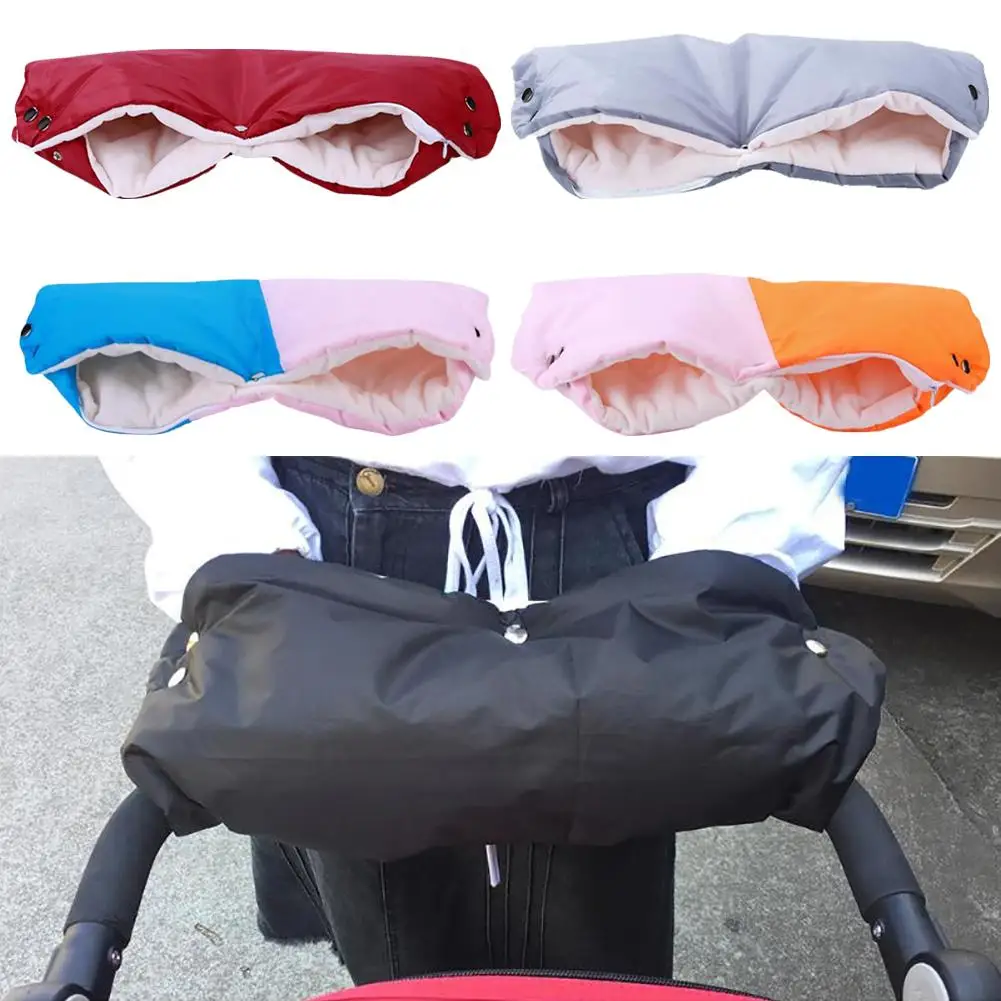 Gants main chaude pour poussette hiver imperméables doublure polaire多色调节保温设计实用品质优良