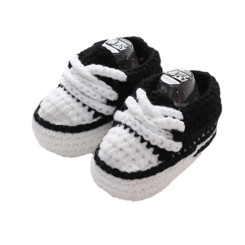 Chaussures tricotées à la main bébé garçon fille baskets souples