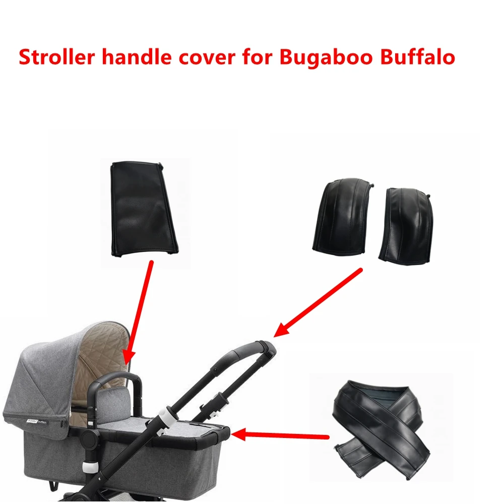 Housses de poignée en cuir synthétique pour Bugaboo Buffalo protection