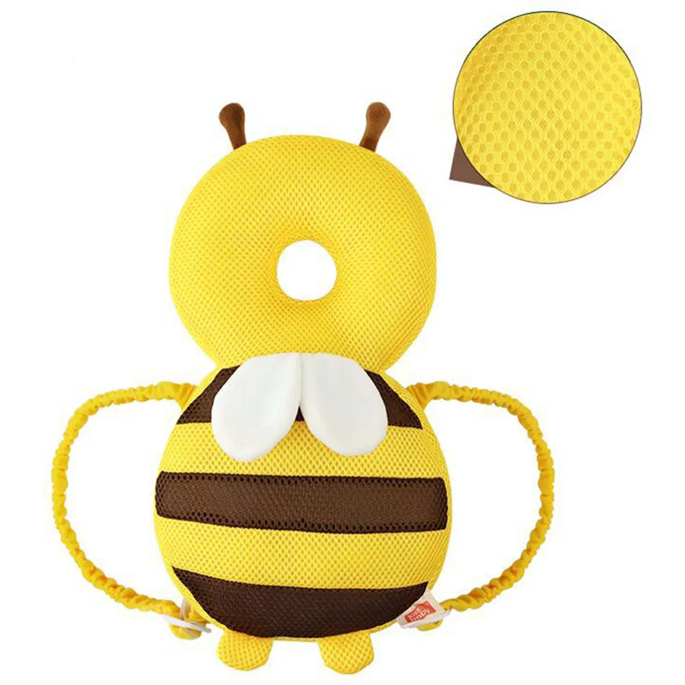 Coussin de protection pour bébé en forme d'abeille tête et cou respirant doux 012 mois éveil bébé