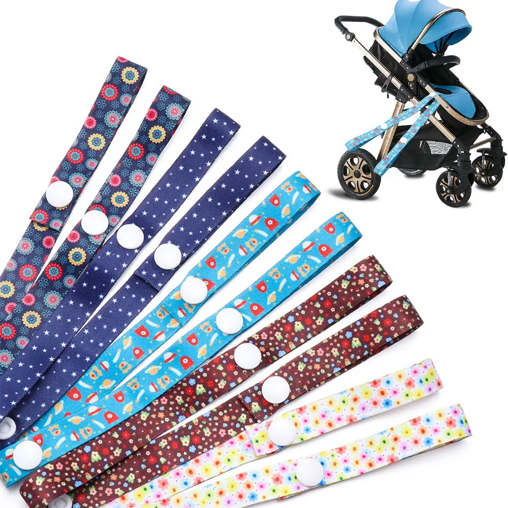 Attachetétine antiperte pour poussette sangle personnalisée en polyester motifs colorés facile à fixer 安全 dura