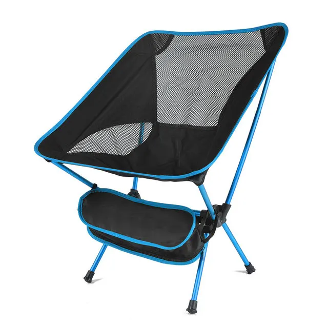 Chaise pliante portable aluminium détachable siège en maille ventilé