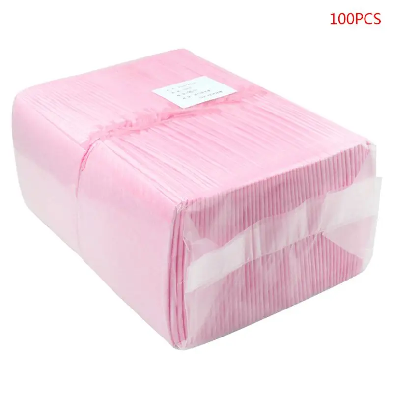 Tapis à langer jetable pour bébé 100 pièces/paquet couches imperméables respirantes pour nourrissons articles 