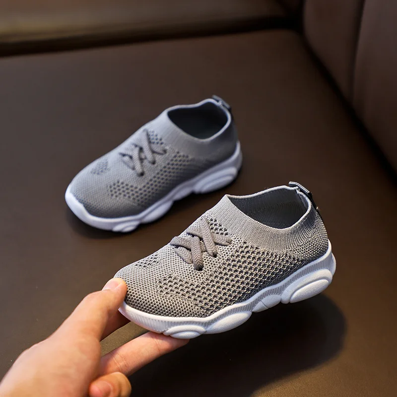 Chaussures de sport souples et antidérapantes pour bébé fille et garçon sneakers plates respirantes 13 ans