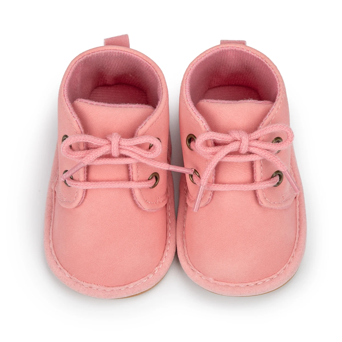 KIDSUN Chaussures bébé garçons classique cuir synthétique antidérapant semelle souple caoutchouc enfant bas âg