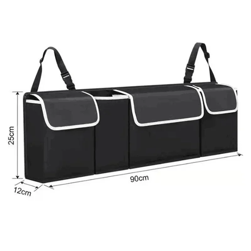 Organisateur coffre voiture multiusage Oxford sac rangement haute capacité accessoire siège voiture SUV berlin
