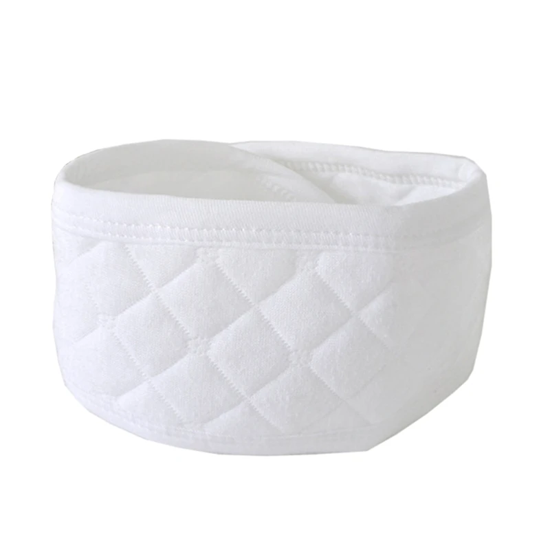 Bandeau tête coton élastique texture matelassée blanc versatile confort bébé accessoire mode usage multiple
