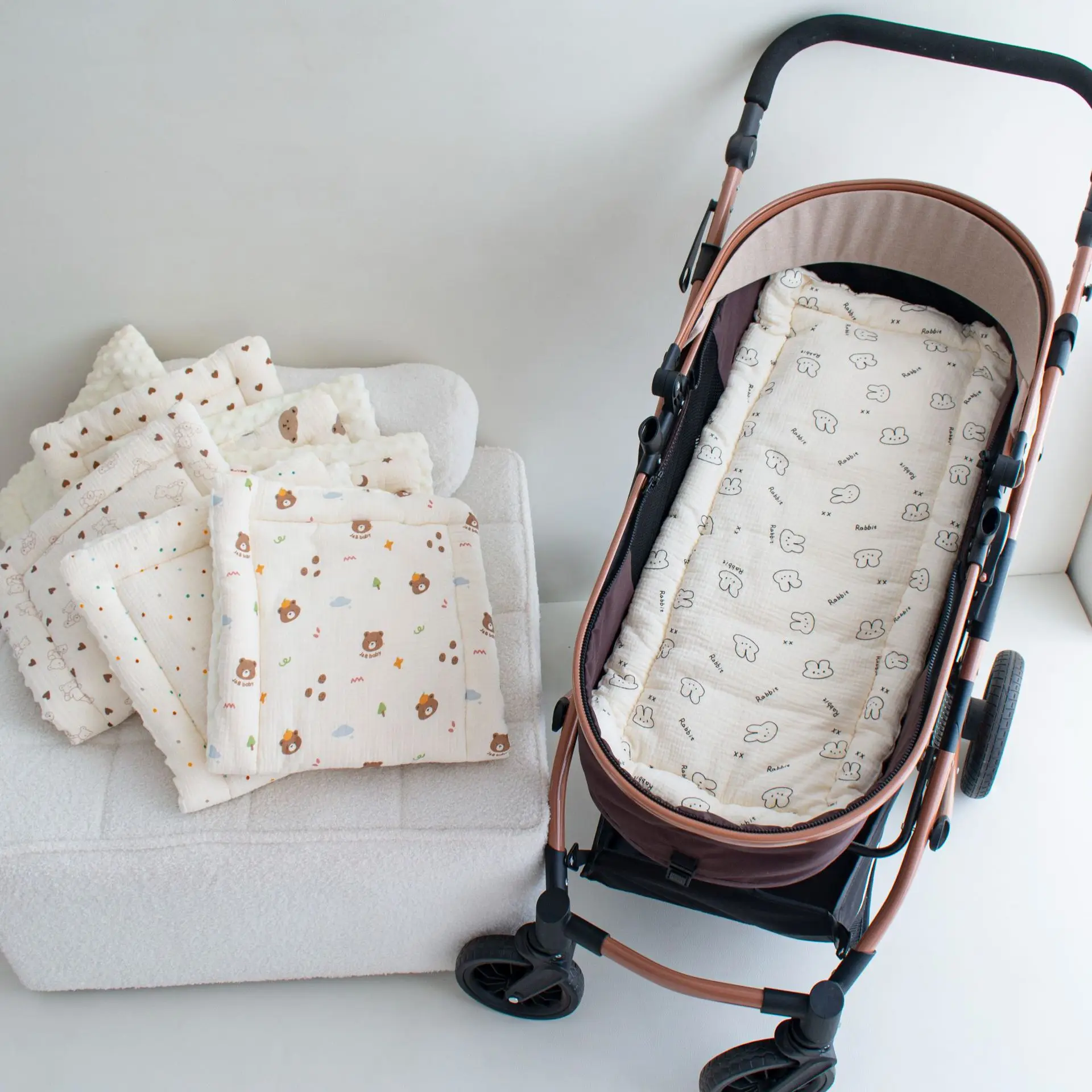Coussin de siège pour poussette bébé doux confortable matelas voiture accessoire poussette 12 ans qualité supé