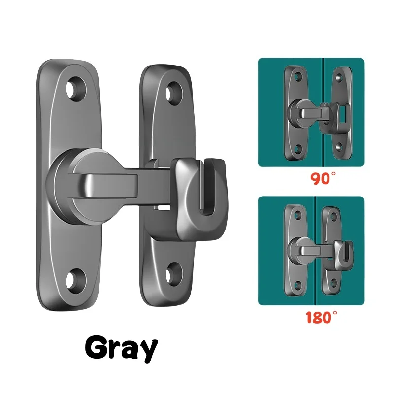 Loquet de porte coulissante à 90/180 degrés sécurité domestique serrure antivol bouchon de sécurité pour bébé 