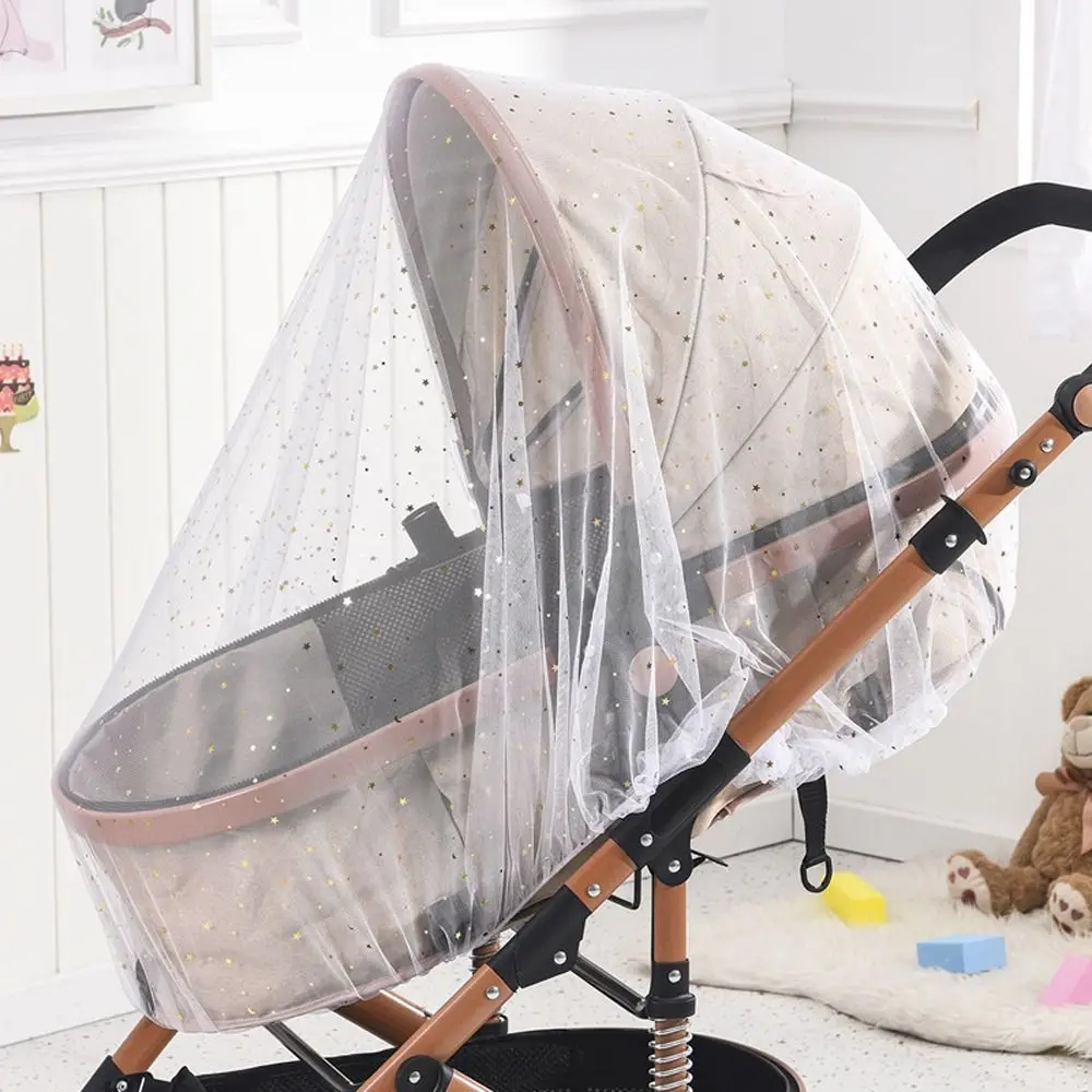 Protection UV antimoustique pour landau filet bébé parasol moustiquaire poussette accessoire durable sans chim