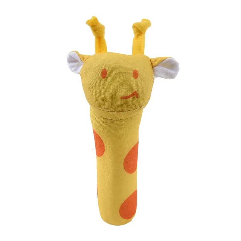 Jouet en peluche girafe pour chiens jouet doux tissu polyester