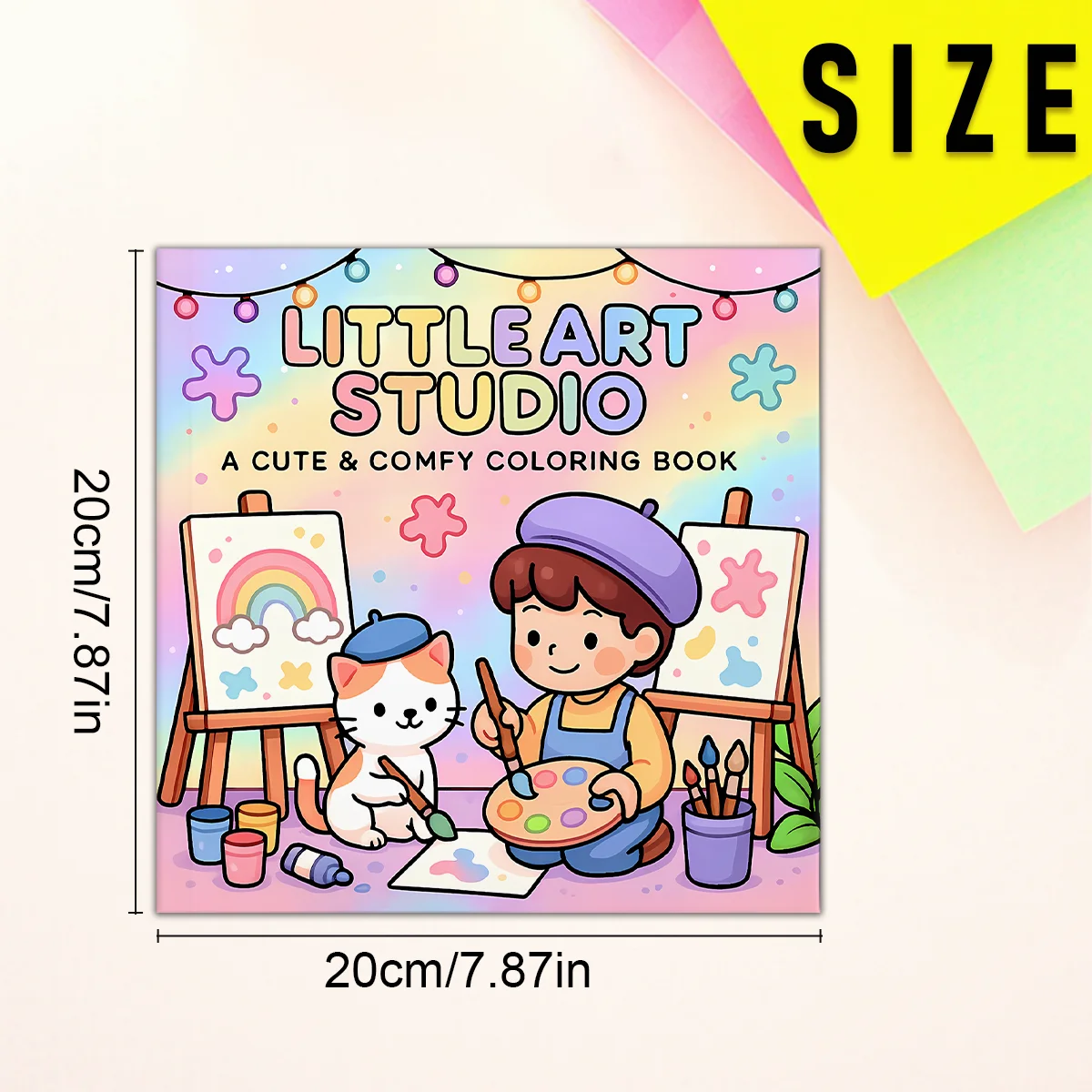 Livre de coloriage pour enfants thèmes mignons dessins animés Little