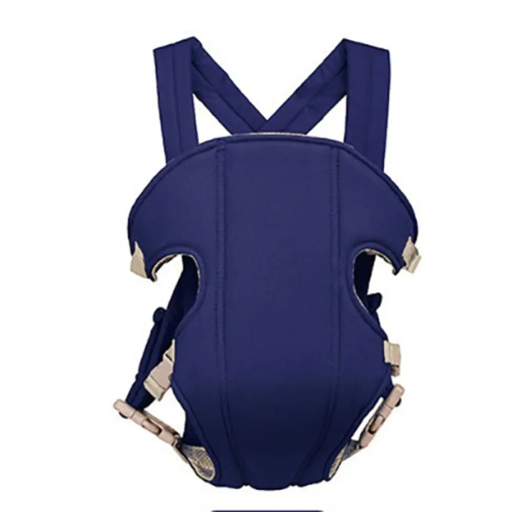 Portebébé kangourou ergonomique frontfacing en tissu Oxford polyester sangles larges ajustables bleu profond p