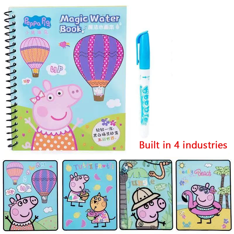 Peppa Pig Livre d'activités magique à l'eau stylo à eau incl. éveil créatif cadeau d'anniversaire pour enfant