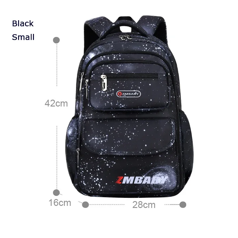 Sac d'école orthopédique enfant sac à dos étoiles design cosmique confortable imperméable