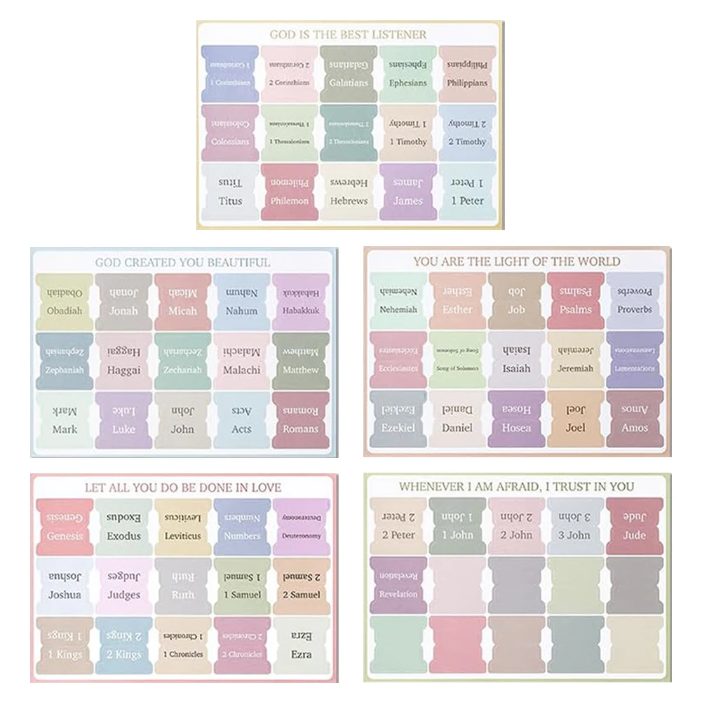 Cartes de versets bibliques pour l'encouragement spirituel 50 cartes citations inspiratrices design pastel apa