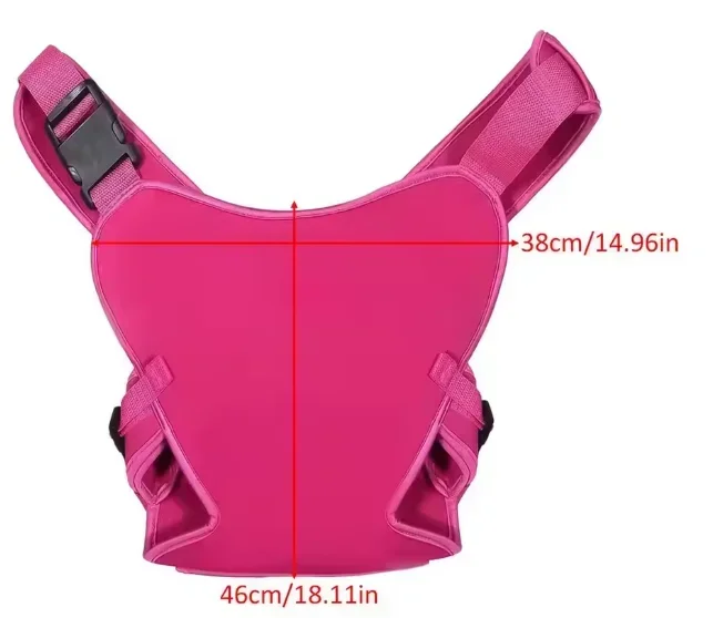 Portebébé ergonomique à sangle réglable rose vif pour enfants de 15 ans confort optimal usage quotidien et pla