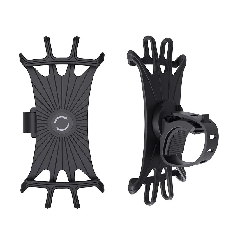 Support téléphone portable universel poussette bébé rotatif 360° compatible smartphones GPS i Phone noir