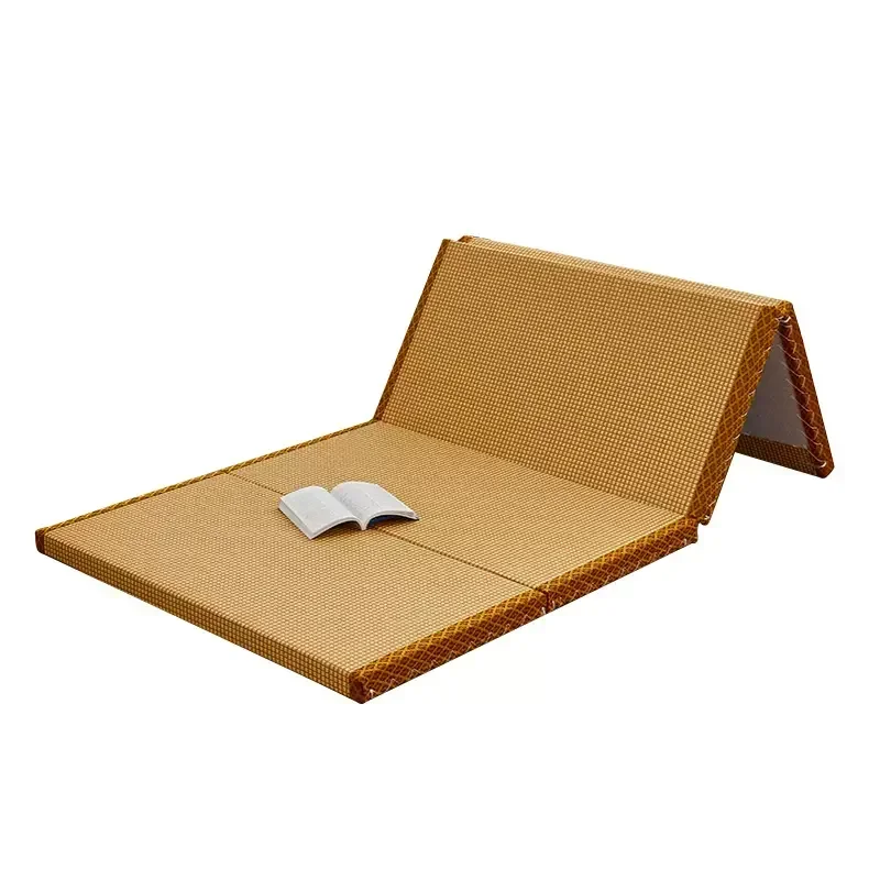 Matelas pliable Tatami style japonais matelas en rotin marron coussin rafraîchissant personnalisé pour canapé 