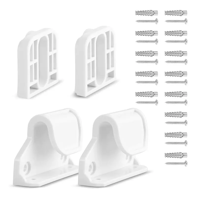 Kit d'extension de porte bébé rétractable en plastique blanc pièces détachées support fixations montage sécuri